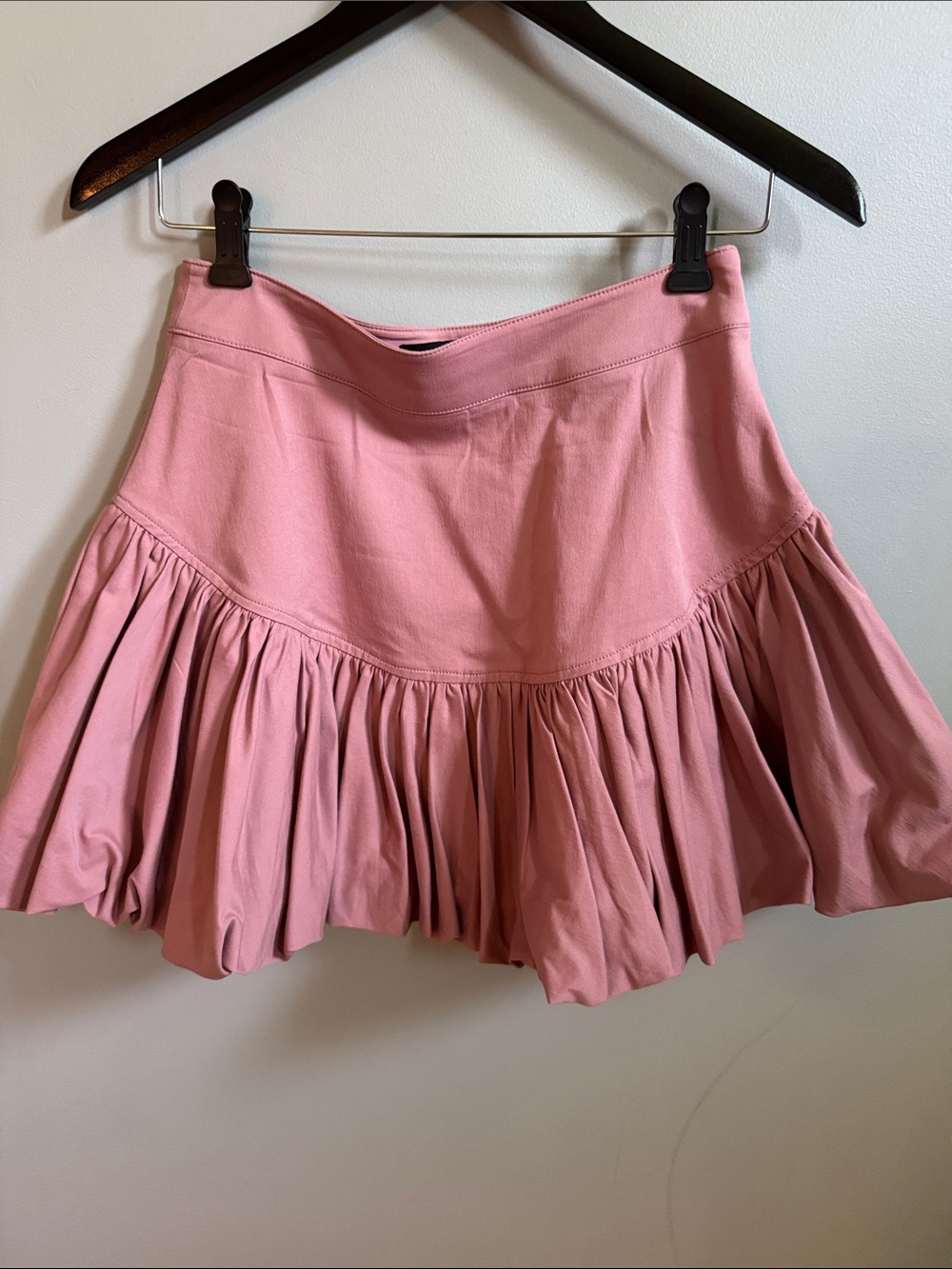 Women's Pink bubble Mini Skirt